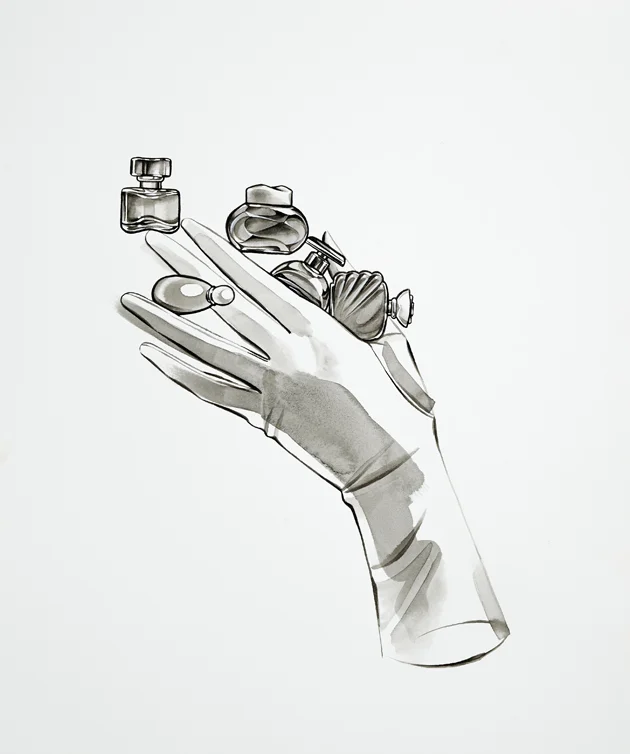  Fragrance collections, newspaper. 