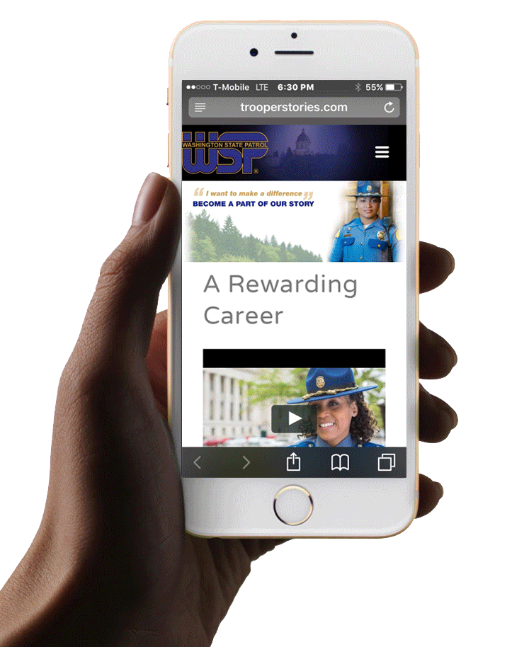 70% of the time browser usage is Responsive Mobile Design. 