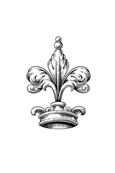  Fran's Chocolates, Fleur-de-lis icon. 