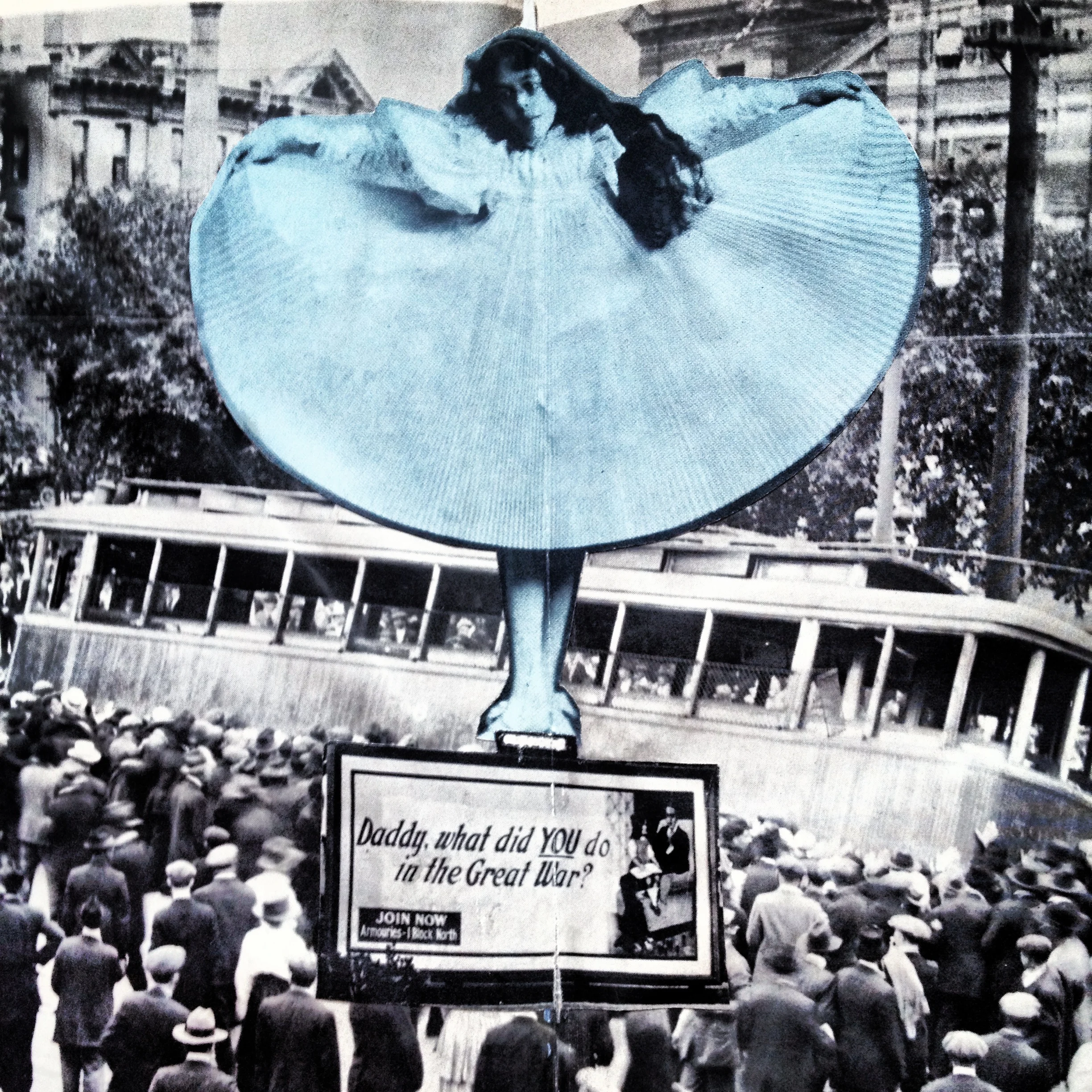   Daddy, what did you do in the Great War?,&nbsp; Collage (2013) 