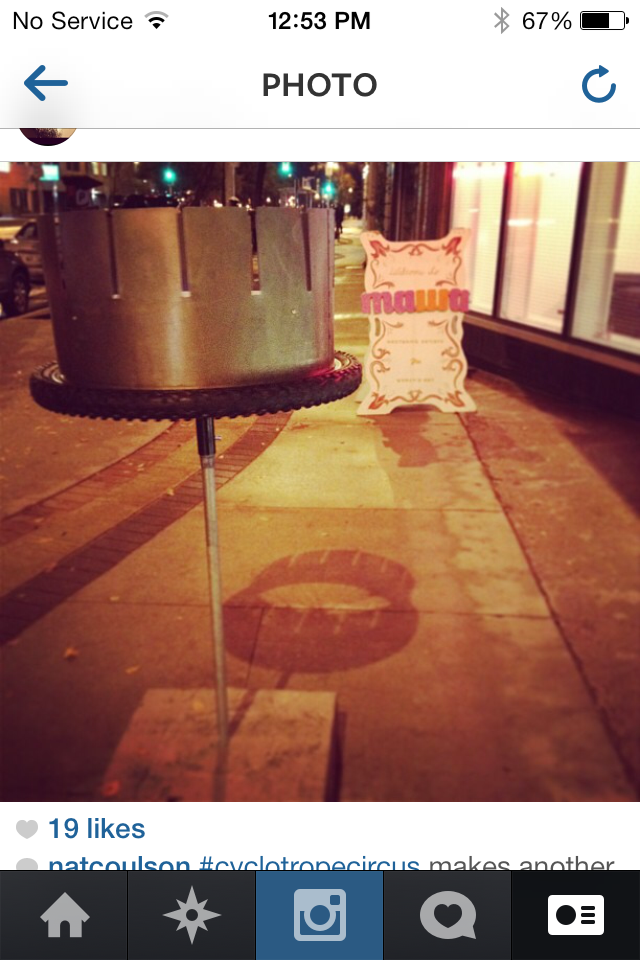 The Cyclotrope Circus at MAWA, Nuit Blanche Winnipeg 2013