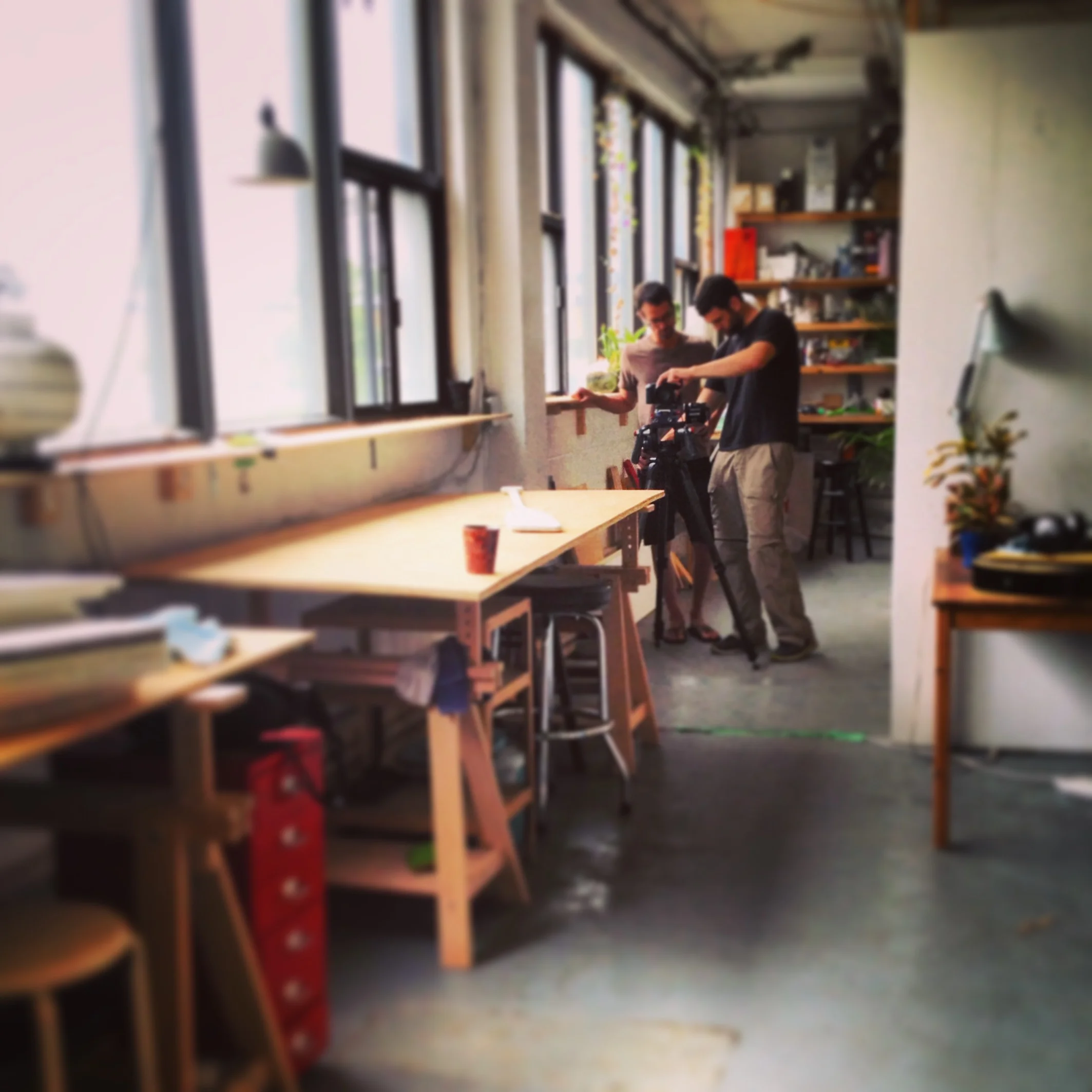 ARTV shoot - 2012, Montreal studio