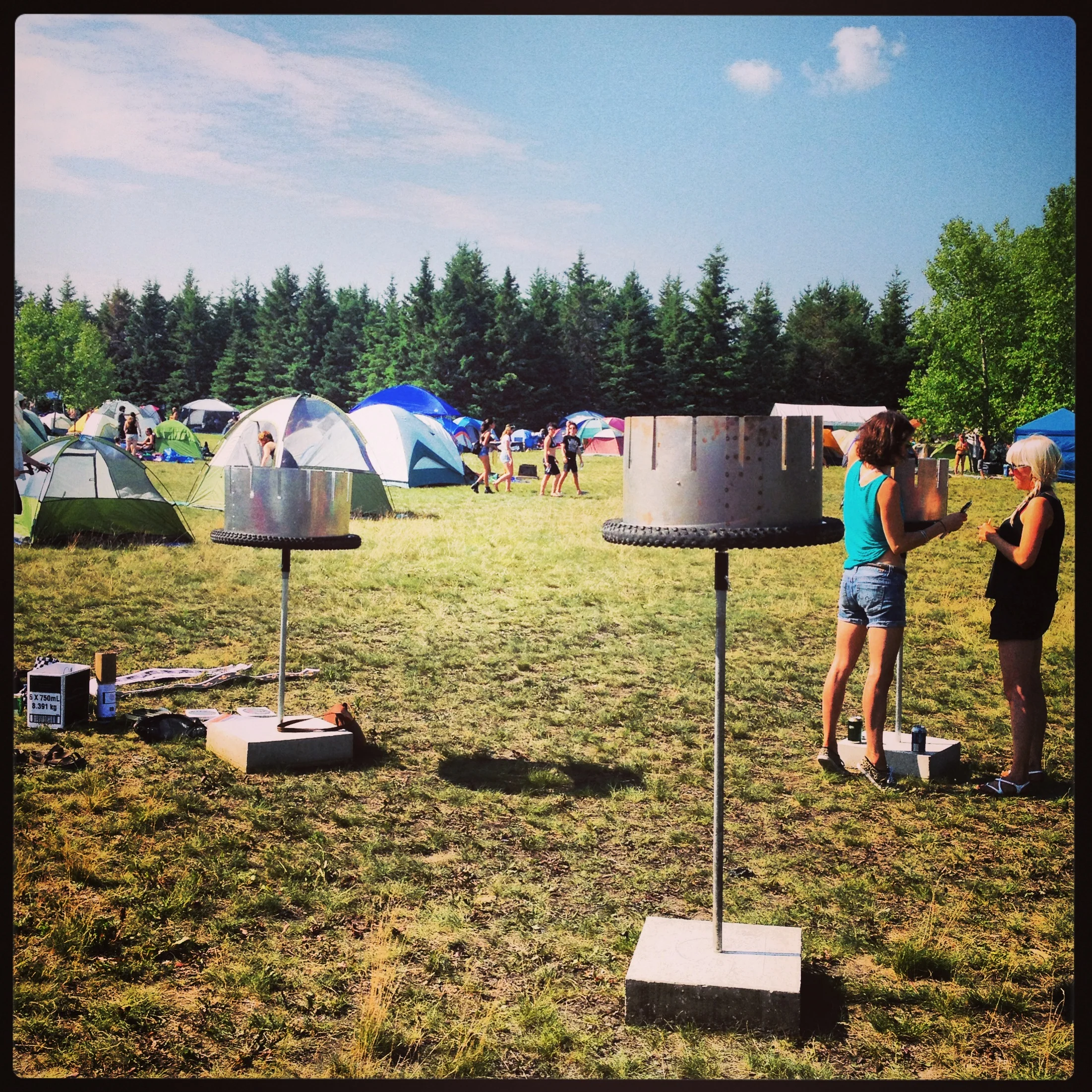 The Cyclotrope Circus at the Winnipeg Folk Festival, 2013