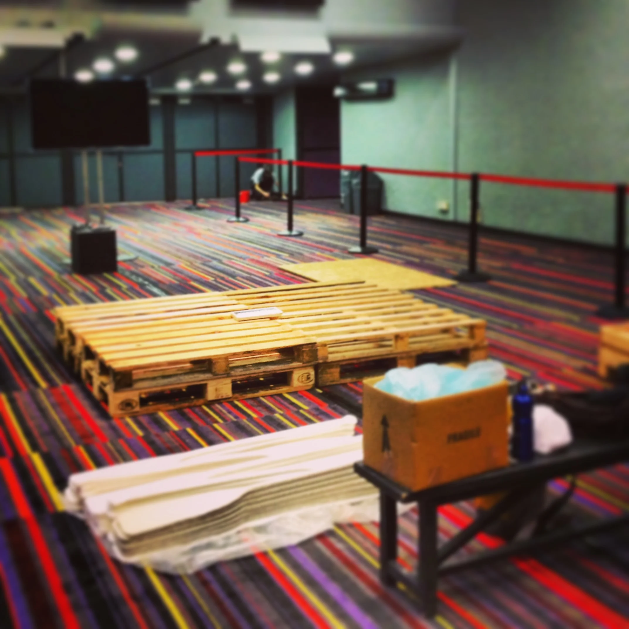 Les 7ième jeux de la francophonie, Nice, France, Install