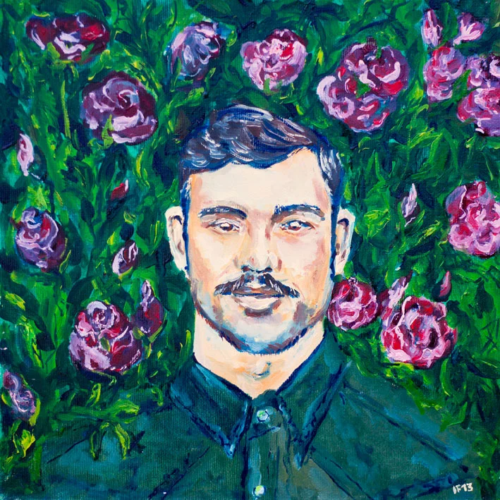 Arturo (2013) oil on canvas, 30x30