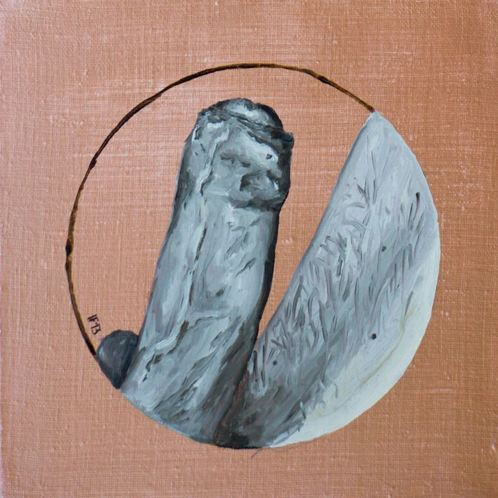 Untitled (2013) mixed on canvas, 20x20