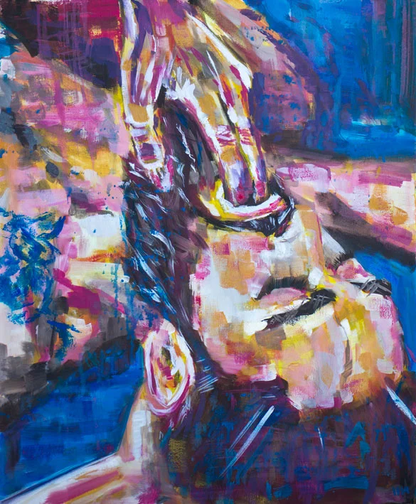 Give it to me (2014) oil on canvas, 60x50