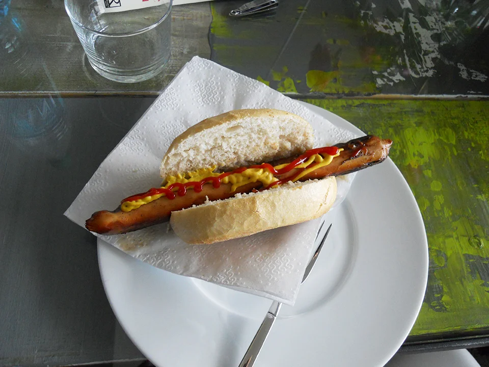 Obligatory tourist picture - a very yummy lunch!