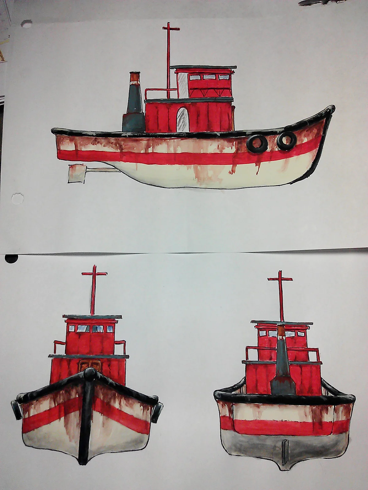 Sketches of the S.S. Bean