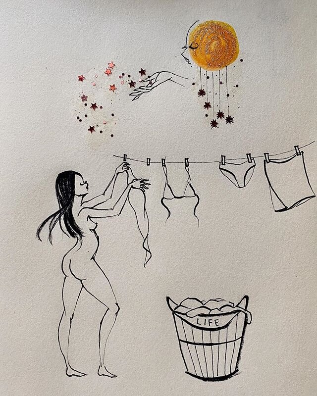 milking the extra hours i&rsquo;ve gained from quarantine. here&rsquo;s to a renewal phase 🥂 🌝 #supermoon #manifestation #art #fullmoon #stephaniesurtida #fullmoonritual #quarantine