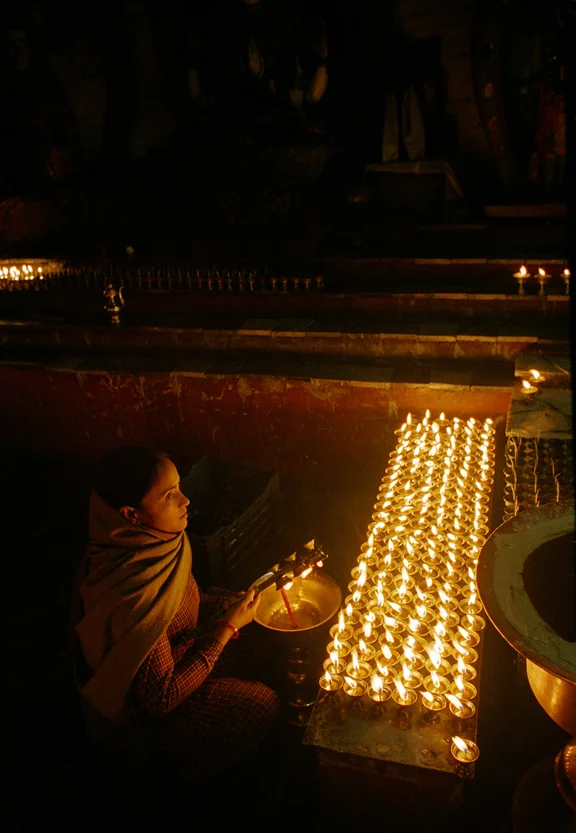 Kathmandu, Nepal by Boudhanath Stupa