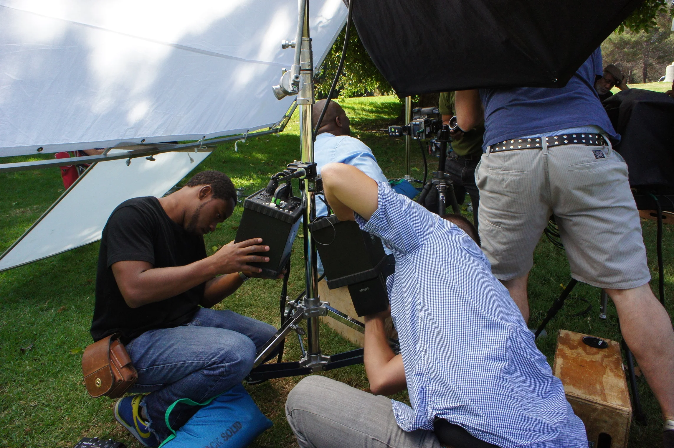 Crew On Set
