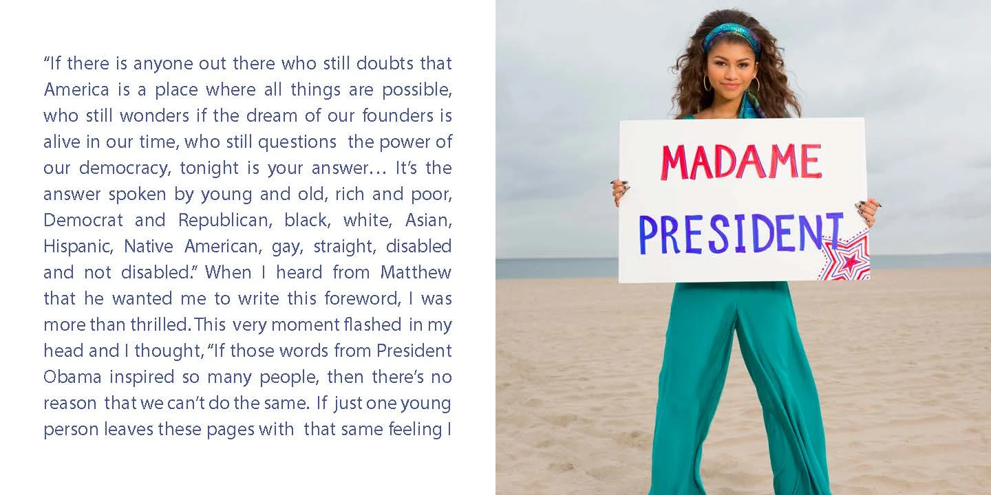 Zendaya as seen in Future American President