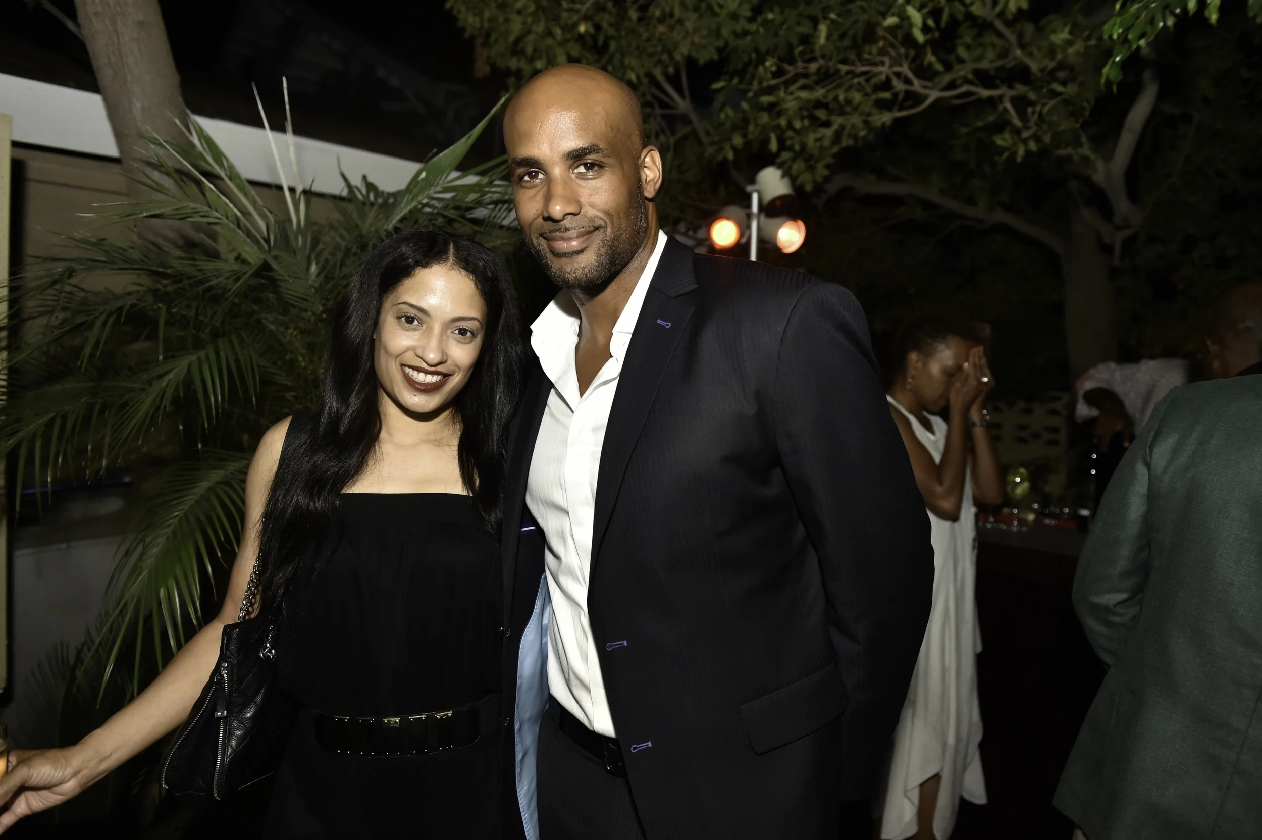 Caption: Actress Melissa De Sousa and Boris Kodjoe at the Kickstarter launch party for FUTURE AMERICAN DREAM. Photographs by Ron Pollard.