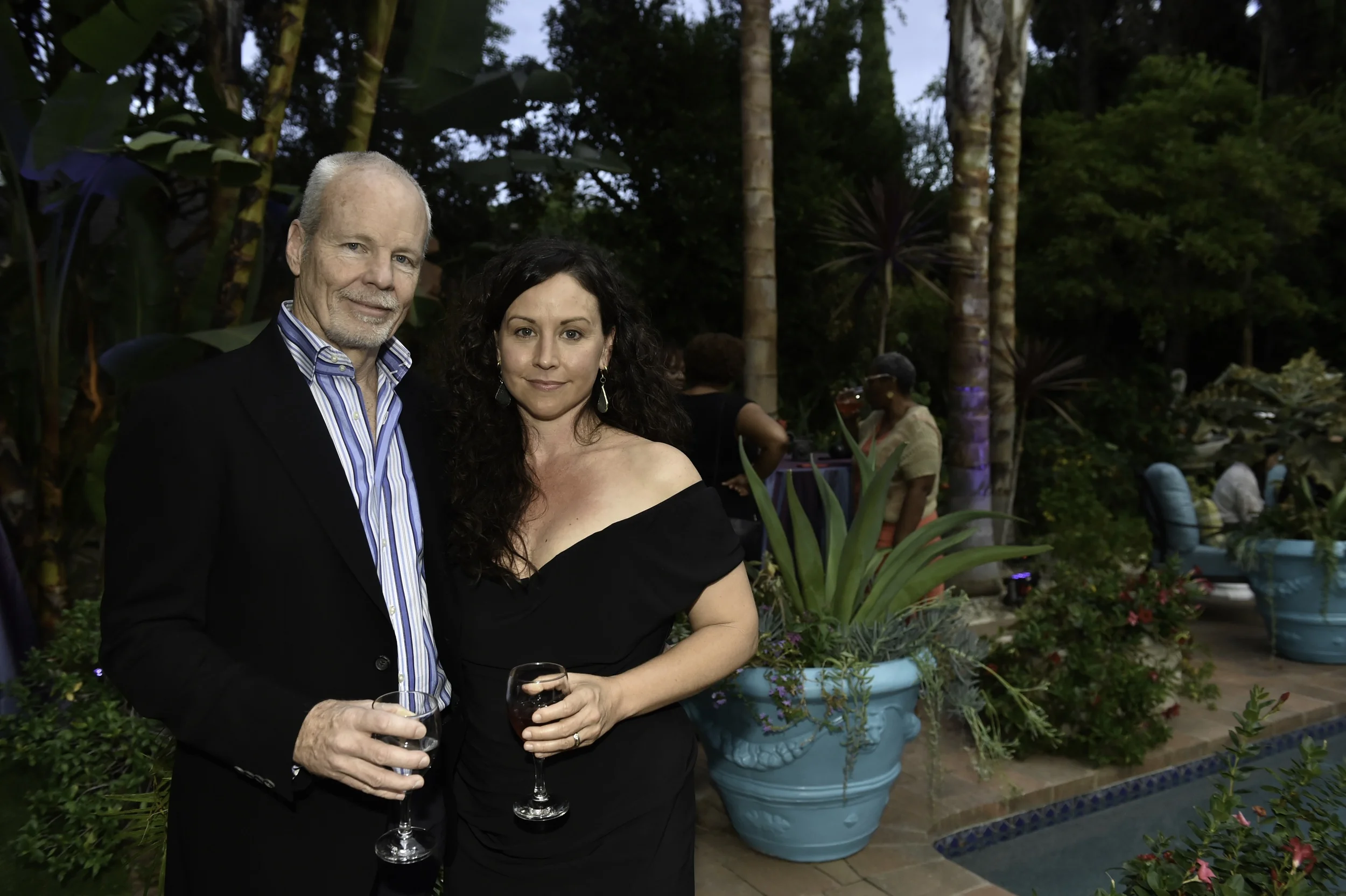 Caption: Darryl Havens and friend at the Kickstarter launch party for FUTURE AMERICAN DREAM. Photographs by Ronald Pollard.
