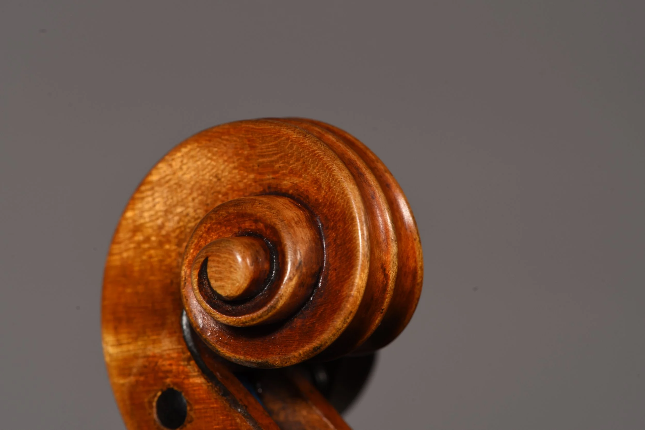 DNA Strad scroll  Philip Ihle  2025