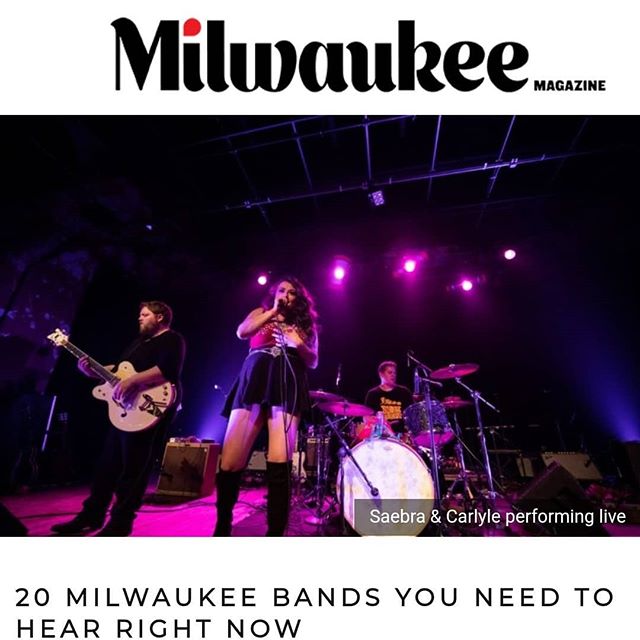 Thank you @milwaukeemag for ranking us as a band to check out in #Milwaukee! We're thrilled to be on the list with so many other great acts. Check out the article here:
https://www.milwaukeemag.com/milwaukee-bands-you-need-to-hear-right-now/