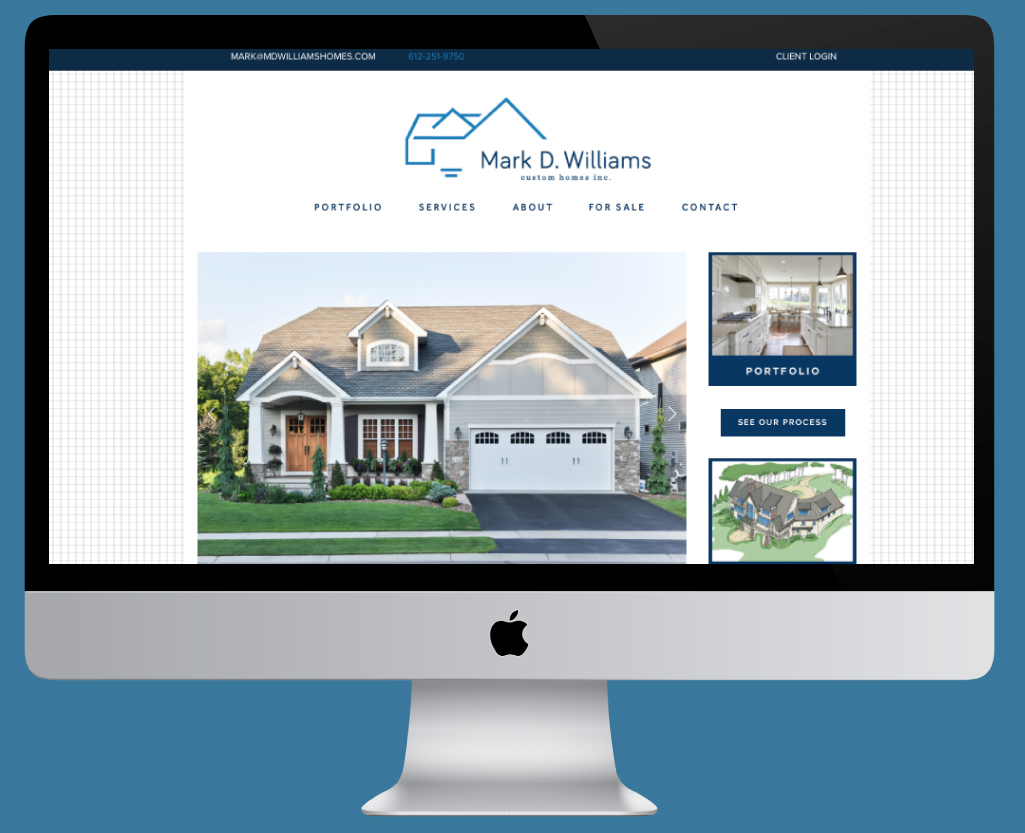 Mark D. Williams Custom Homes - branding by Style-Architects