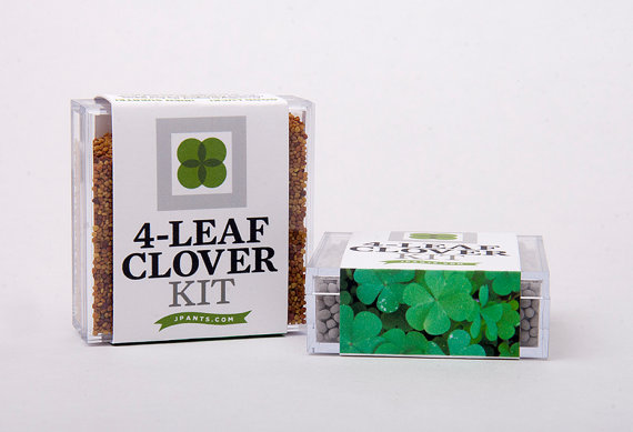 If you're a Quest Scouts member for October, your Scout Pack will contain a smaller version of the "Four Leaf Clover Kit" pictured above. Inside will be your Dutch White Clover seeds- you'll need to supply their home.