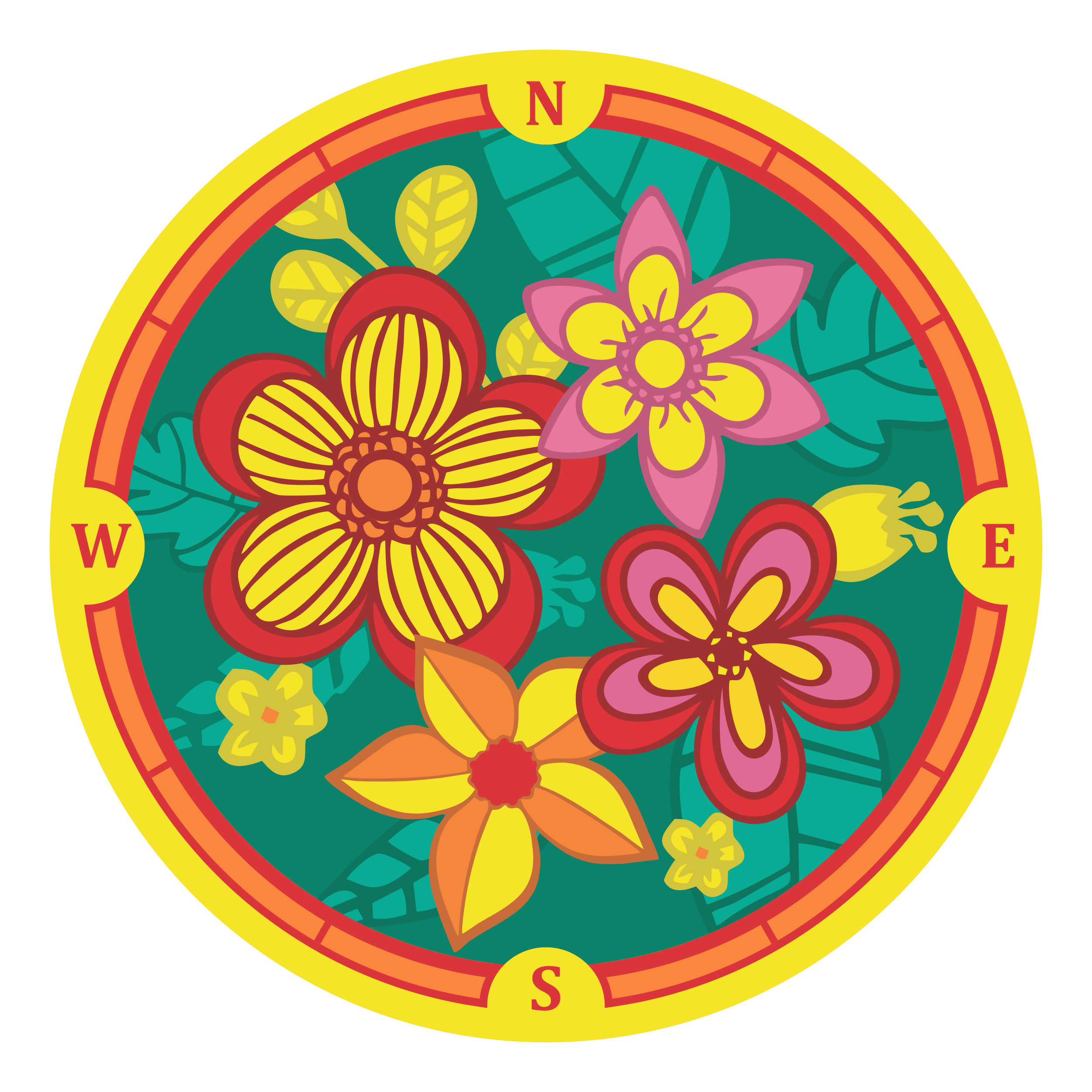 Bloom Quest Sticky Badge