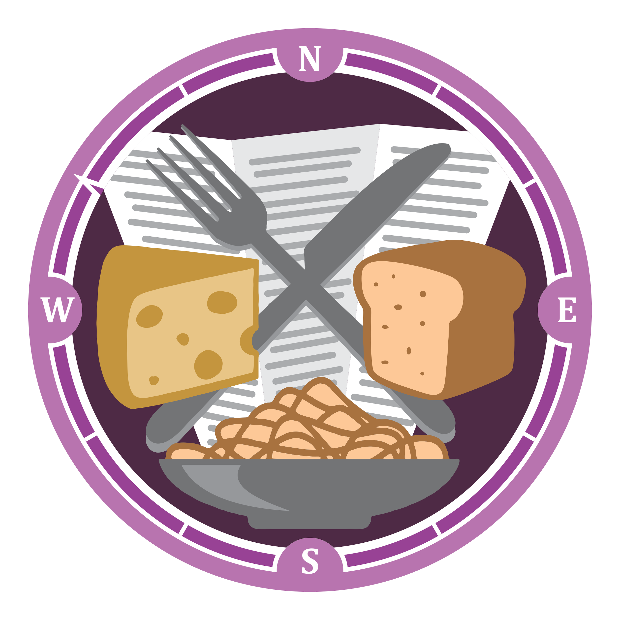 On the Menu Quest Sitcky Badge