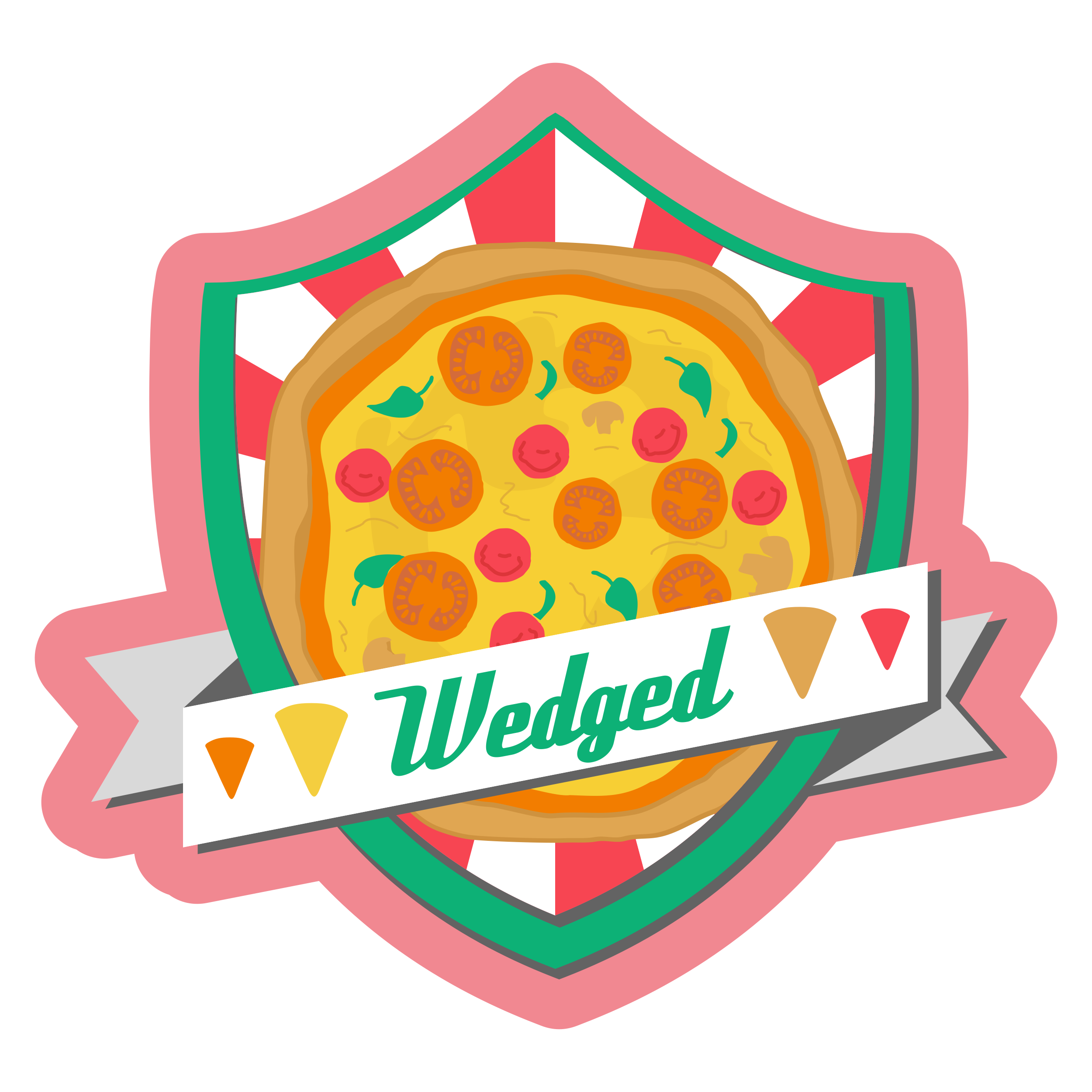 Wedged Quest Sticky Badge