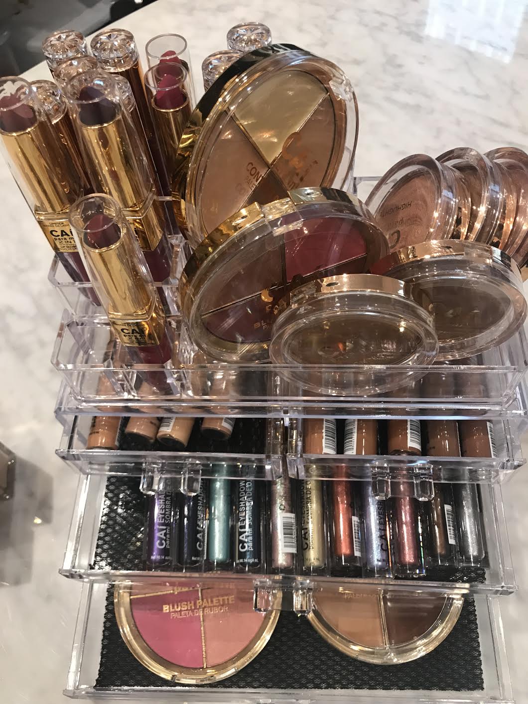 I fell in love with this display when I walked into Ralph Mandil’s office. Nearly every piece of their collection is right here!