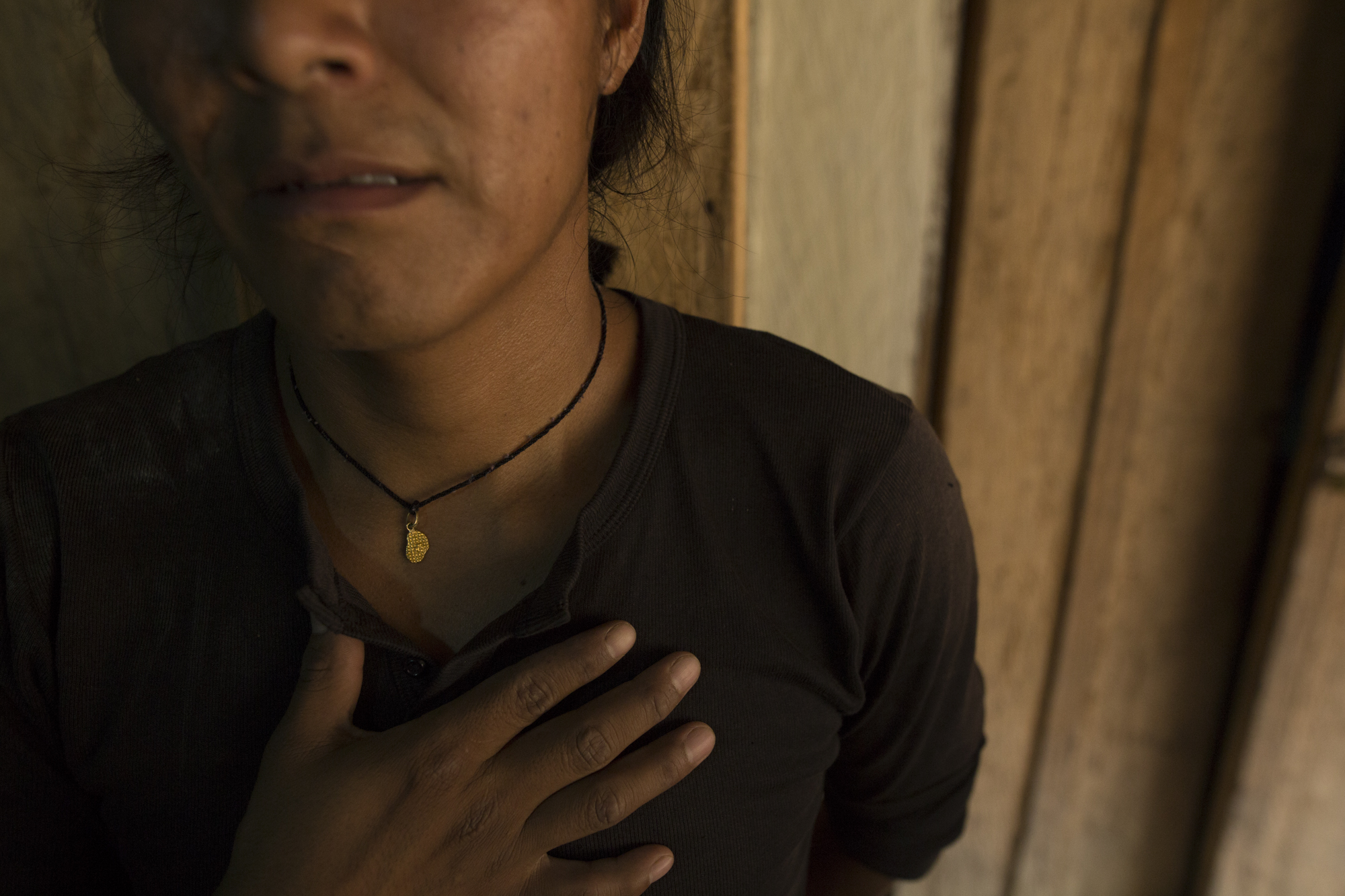  &nbsp;  José Manuel, 35, and his wife Luz Marina originally from Otavalo, Ecuador have been in Sur Bolívar for 17 years selling clothes in mining towns but feel at ho Mina Walter is home now where they are part of the community. Jose works in the mi