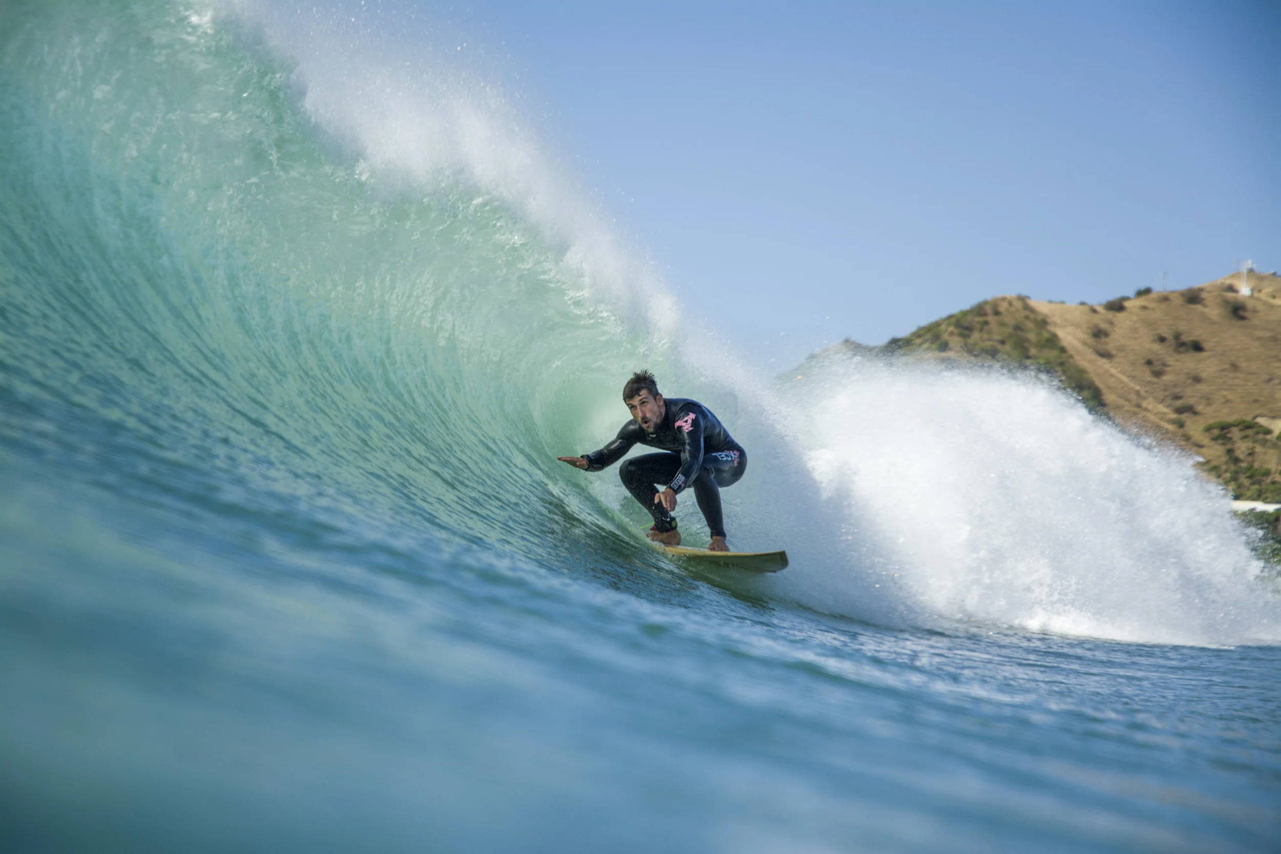 Bonzer wooden surfboard