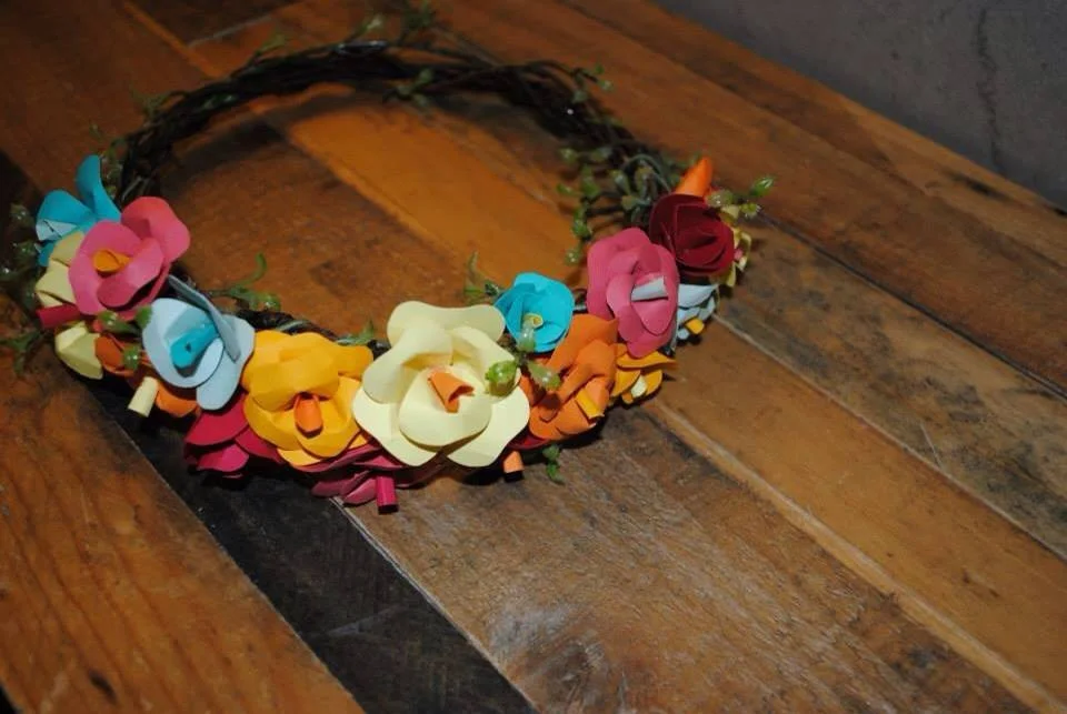 How To: Make a Paper Flower Tiara