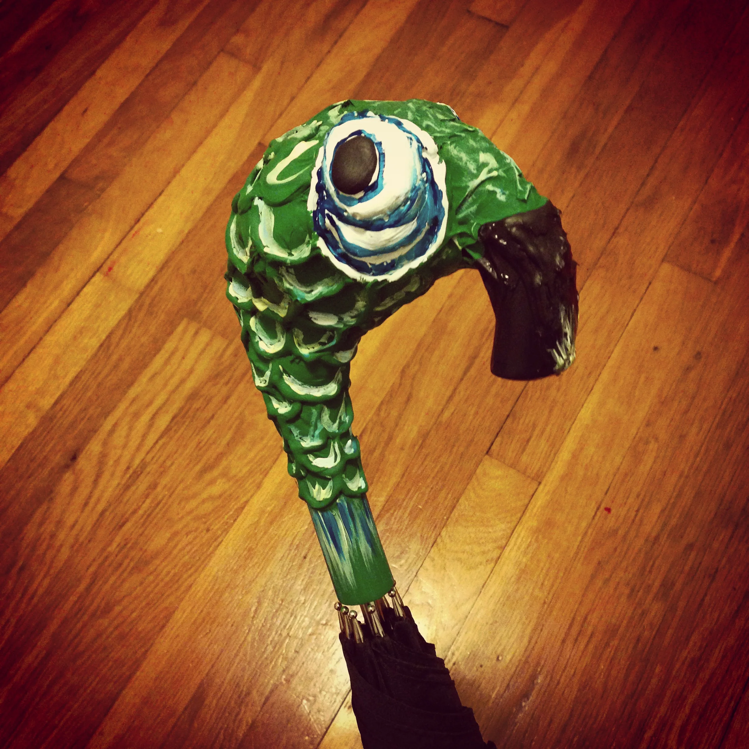 Costume Time: The Making of a Parrot-Head Umbrella