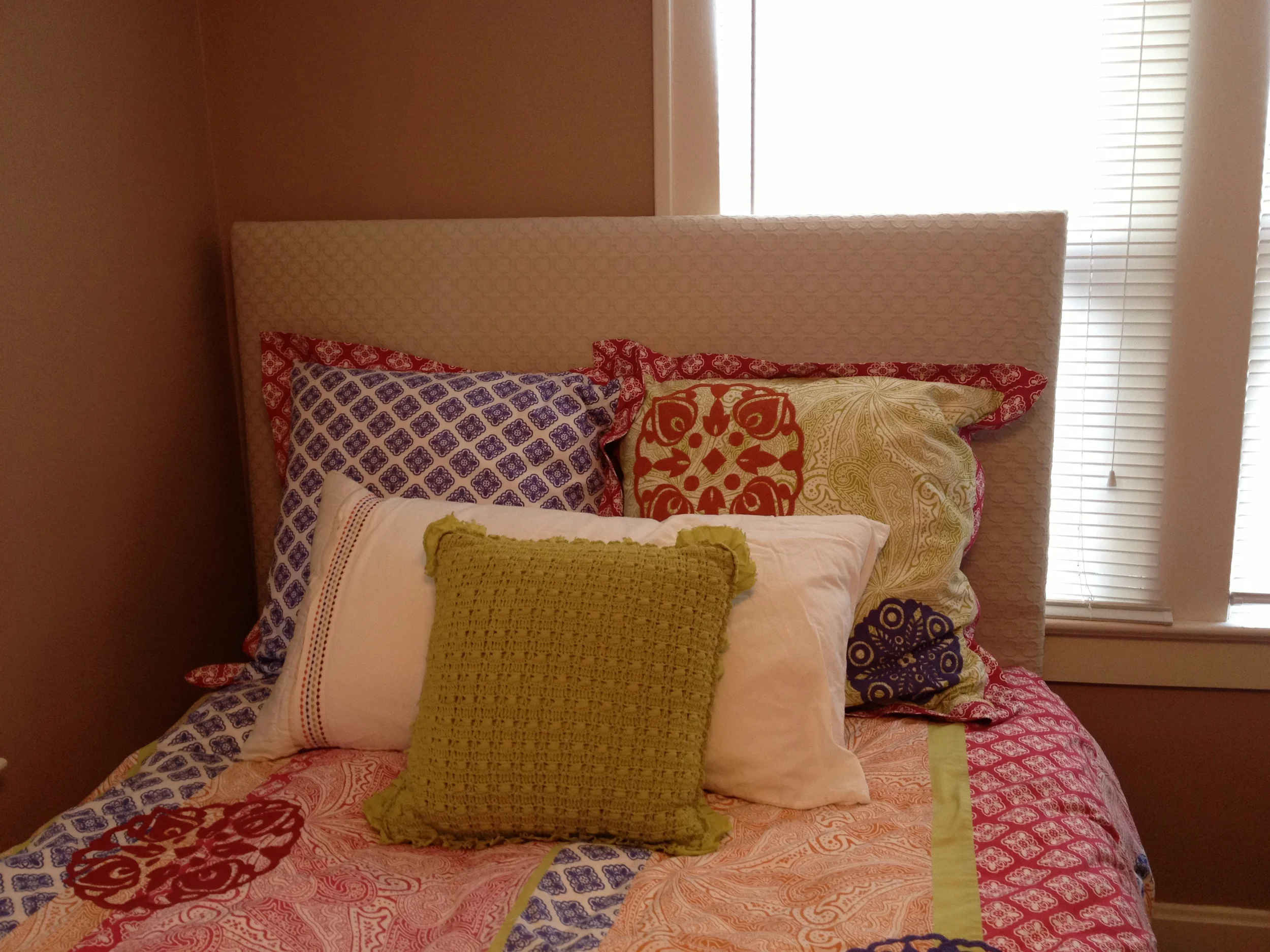 DIY: The Easiest Headboard