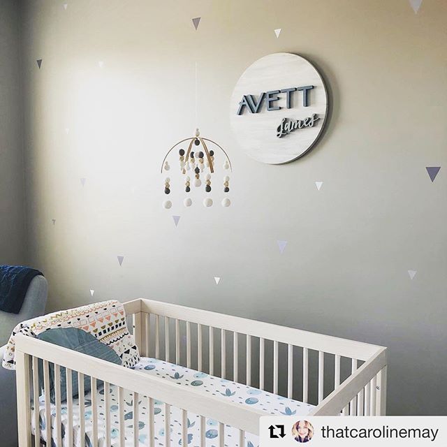 Working on some new product potential for our #Etsyshop.  Wood art ✔️ Making it unlike any other on the site - TBD.  #Repost @thatcarolinemay
・・・
New name art by @melissacarolmay got this nursery looking 👌🏼
