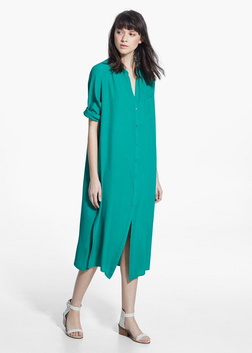 Pocket Shirt Dress , $79.99
