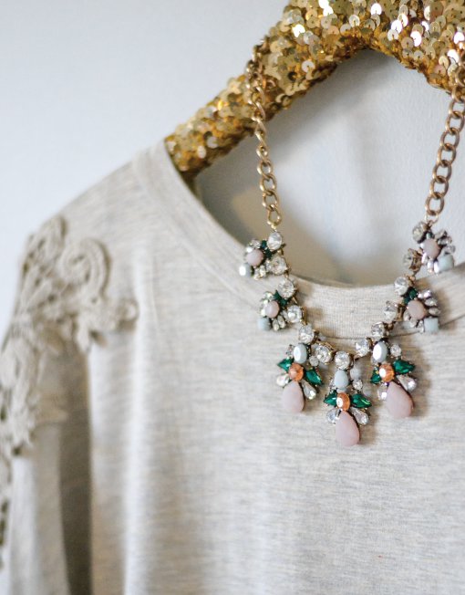   All Gussied Up Necklace, $24.95    