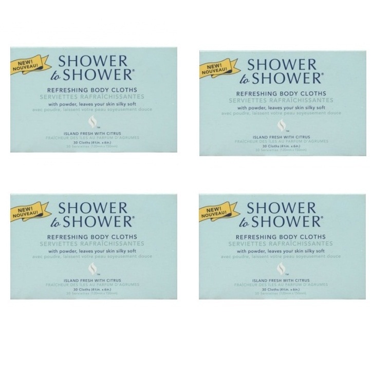   Shower to Shower  (4 packs of 30 ea)   