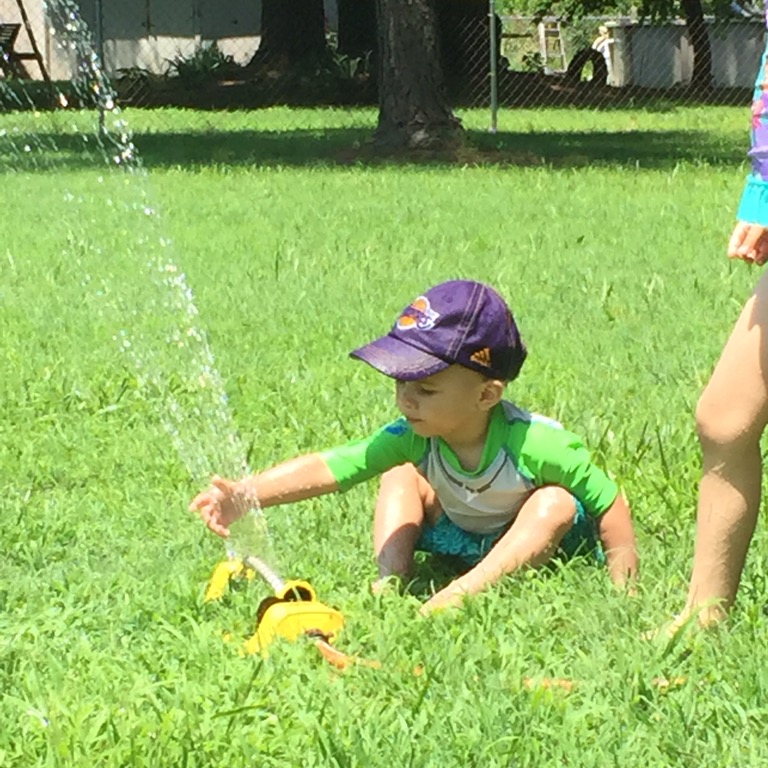  Enjoying more water play in a state that's not having a drought.   