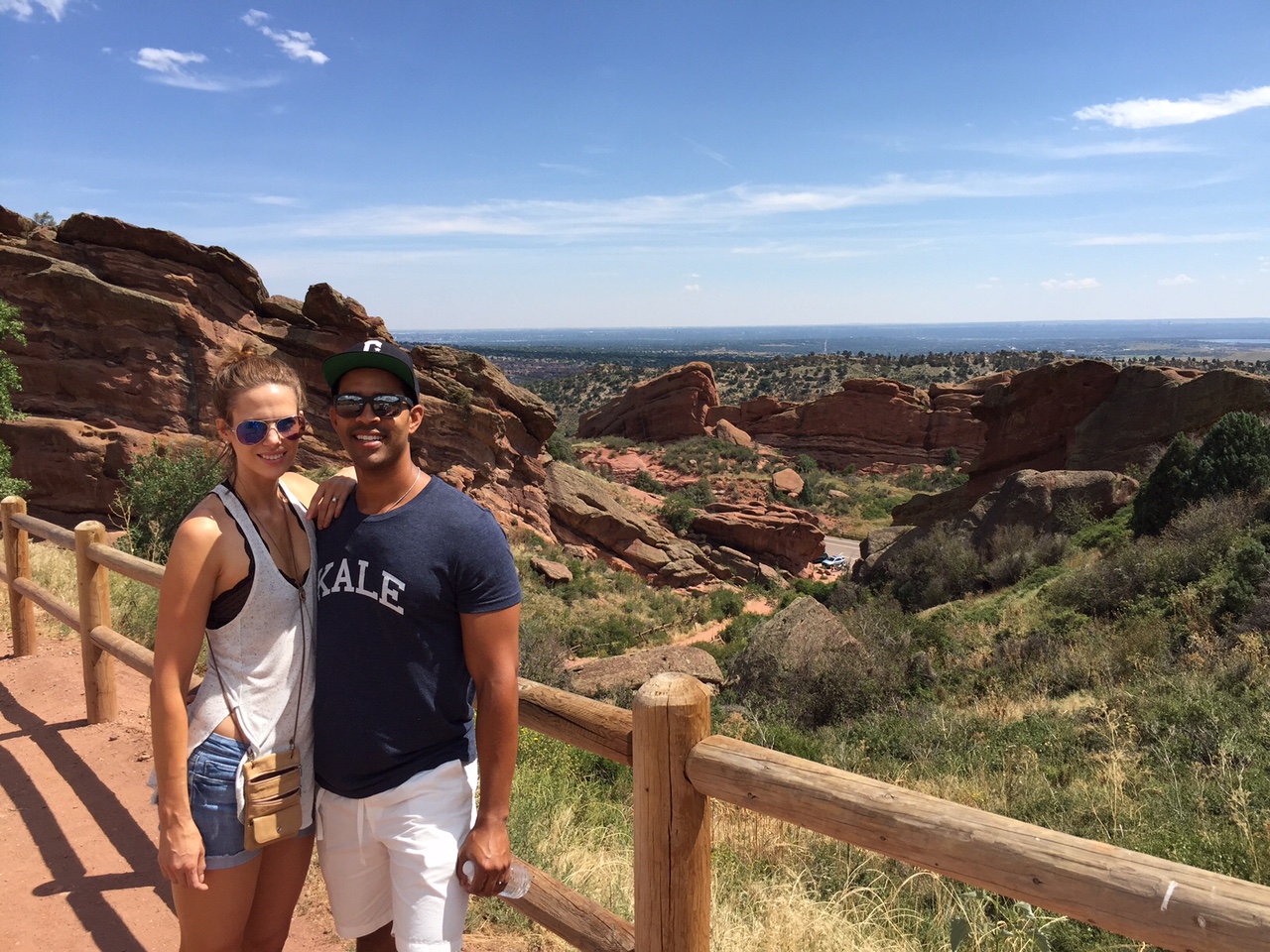 Got out and saw some of the country. Visited Red Rock. Beautiful country.