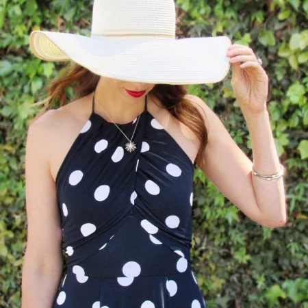 Marilyn Moment - Halter-neck Midi Dress