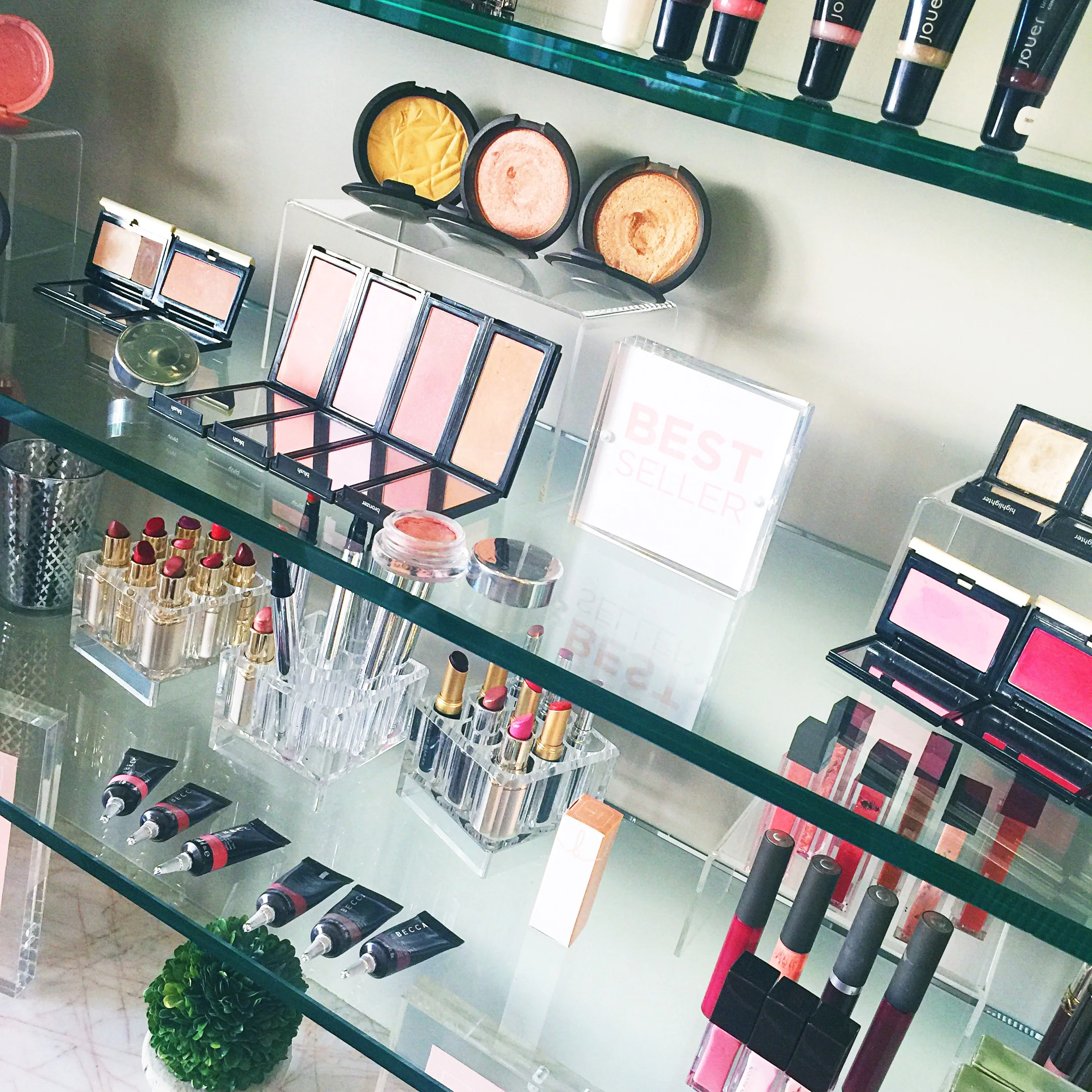 They have developed their own makeup line as well with some great products (the above perfect nude lip color was one of their own.)