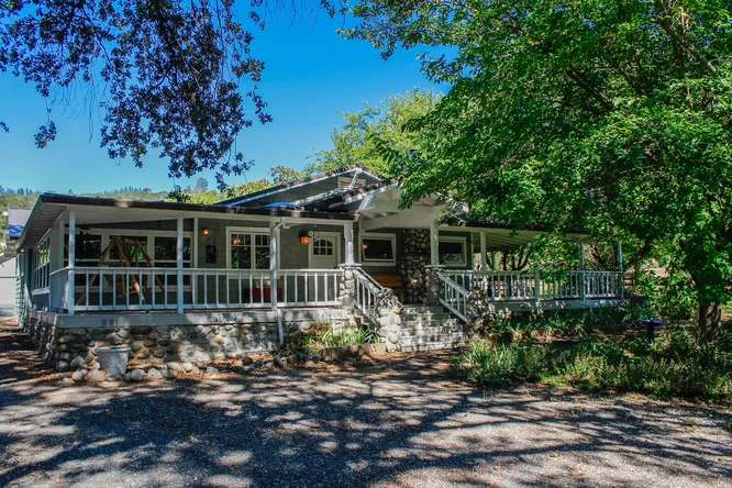 Sit and relax on the front porch of the Main House.