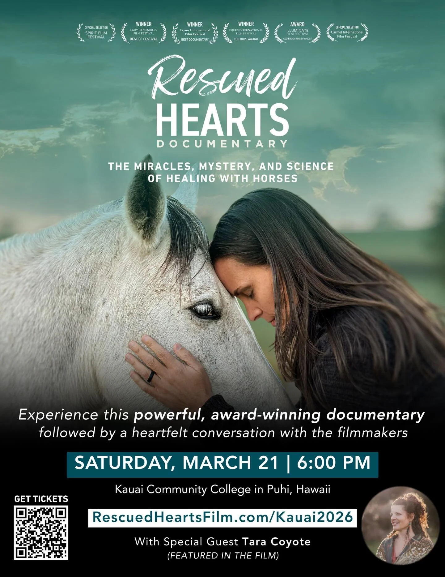 🐴 This event is Saturday, March 21 at 6 pm 🎉

Don&rsquo;t miss out on this special opportunity to see this epic award winning film on our Garden Island! 🐎 

✨Something truly transformative is coming to Kaua&rsquo;i, Hawaii! 🏝️ 
 Join us for a pow