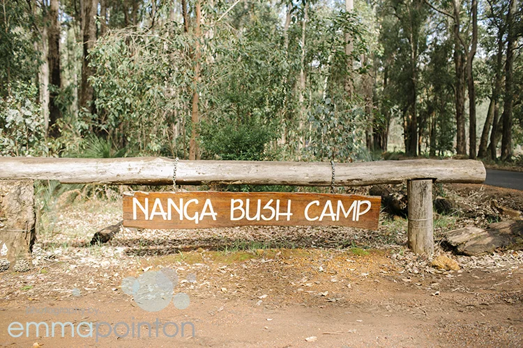 Nanga Bush Camp Sign