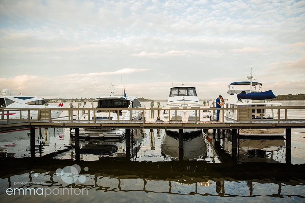 Mosmans Restaurant Jetty Love Letters