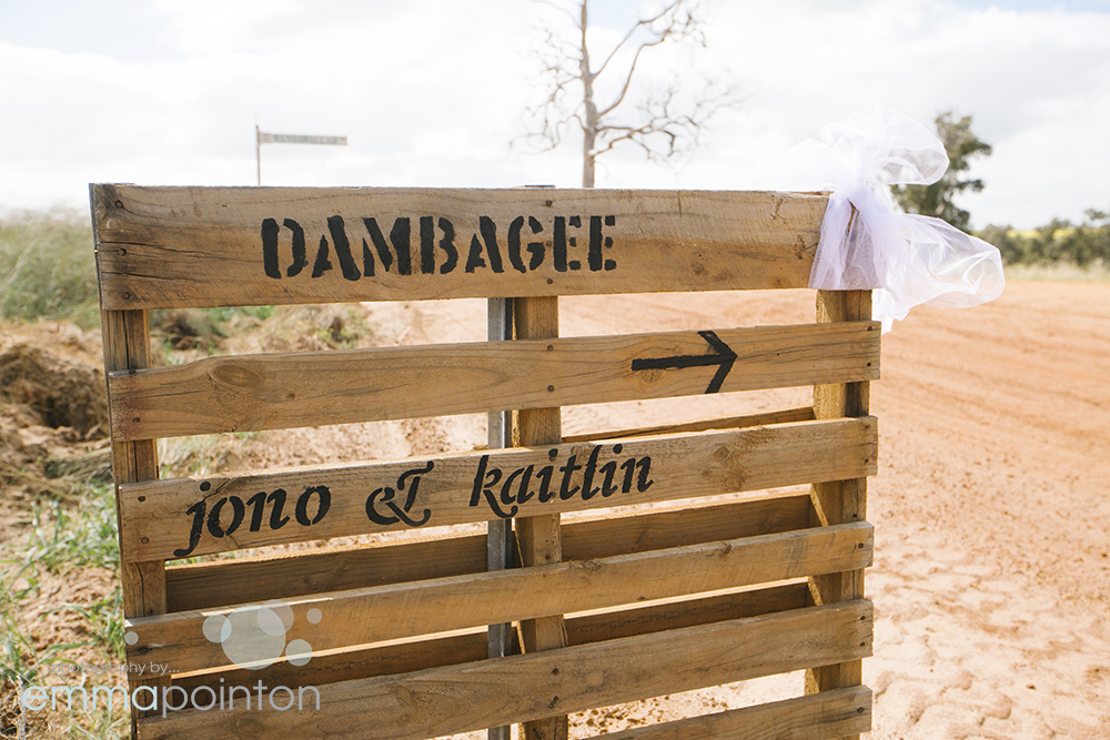 Rustic country wedding WA