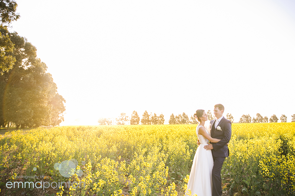 Rustic country WA wedding