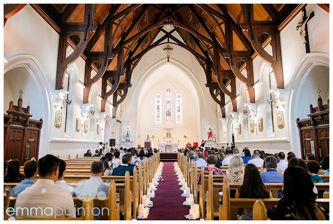 Sacred Heart Church Highgate Wedding