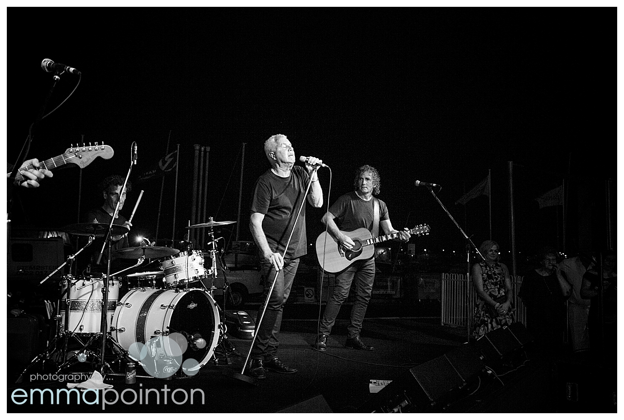 Daryl Braithwaite performs at South Of Perth Yacht Club Wedding