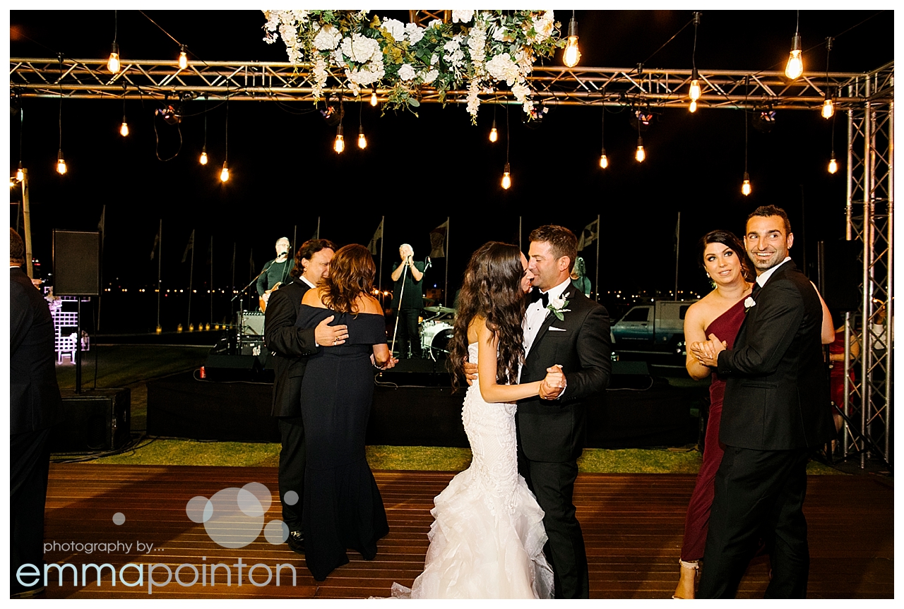 Dancing at South Of Perth Yacht Club Wedding Reception