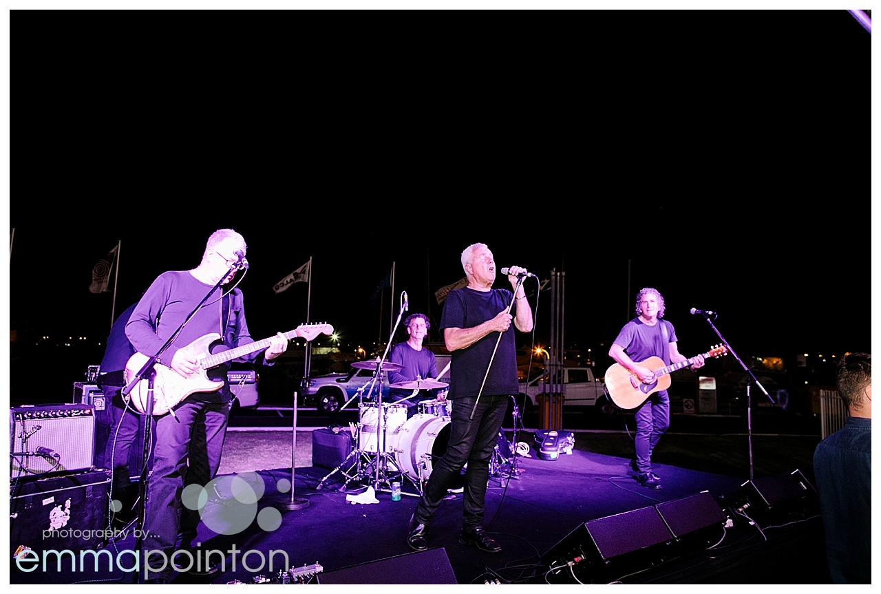 Daryl Braithwaite performs at South Of Perth Yacht Club Wedding